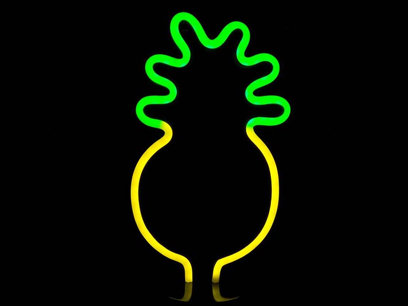 Decorative Hanging Pineapple, neon rope