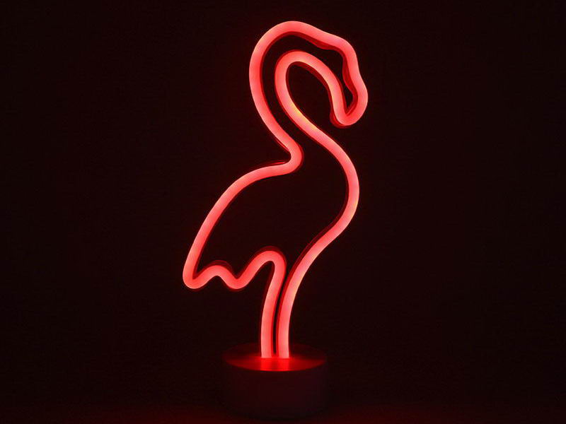 Decorative Flamingo, neon rope